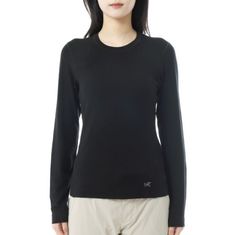ARC`TERYX 사토로 메리노 울 크루 우먼 ATPFW08474/BLK SATORO MERINO WOOL CREW W 썸네일 1