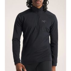 ARC`TERYX 26SS 로 LT 짚 넥 맨 ATQSM09425/BLK RHO ZIP NECK M 썸네일 1