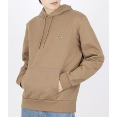 LACOSTE Organic Cotton Hooded Sweatshirt SH9623-SIX 오가닉 코튼 후드 스웨트셔츠 썸네일 1