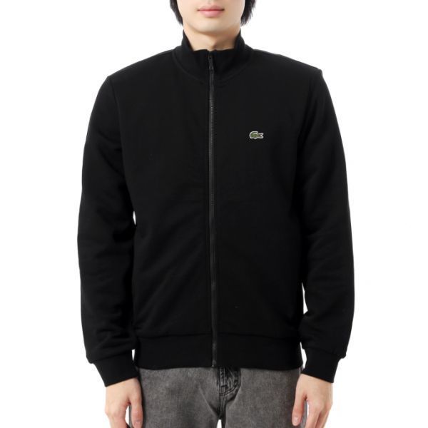 LACOSTE Regular Fit Brushed Fleece Zippered Sweatshirt SH9622-031 레귤러핏 플리스 집업 스웨트셔츠 - Lacoste