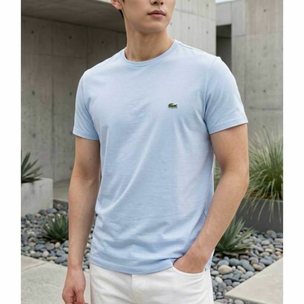 LACOSTE 26SS Crew Neck Pima Cotton Jersey T-shirt TH6709-J2G 크루 넥 피마 코튼 저지 티셔츠 - Lacoste