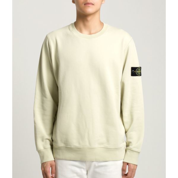 STONE ISLAND 63051 Cotton Fleece Crewneck Sweatshirt_Regular Fit 801563051 V0091 코튼 플리스 맨투맨_레귤러핏 - Stone Island