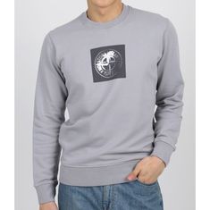 STONE ISLAND 66559 'INSTITUTIONAL ONE' PRINT Cotton Fleece Crewneck Sweatshirt_Regular Fit 801566559 V0064 인스티튜셔널 원 프린트 코튼 플리스 맨투맨_레귤러핏 썸네일 1