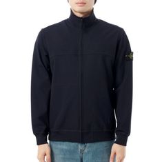 STONE ISLAND 62153 Stretch Nylon Technical Fleece Track Top 801562153 V0020 스트레치 나일론 테크니컬 플리스 트랙 탑_컴포트핏 썸네일 1