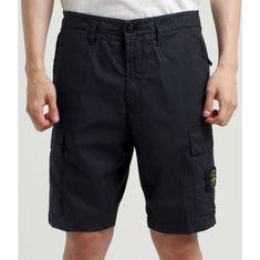 STONE ISLAND L0803 Light Stretch Cotton Canvas Cargo Bermuda Shorts_Regular Fit 8015L0803 A0020 라이트 스트레치 코튼 캔버스 카고 버뮤다 쇼츠_레귤러핏 썸네일 1