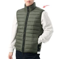 STONE ISLAND G0724 Loom Woven Chambers Recycled Nylon Down-TC Vest 8115G0724 V0059 룸 우븐 챔버스 리사이클 나일론 다운-TC 베스트 썸네일 1