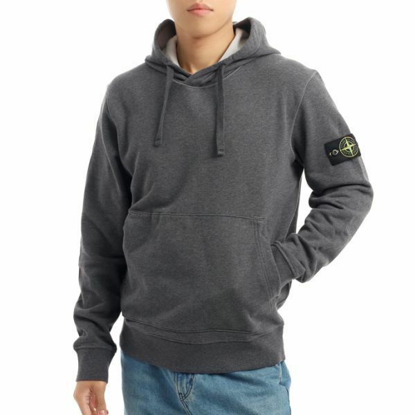 STONE ISLAND 64151 Cotton Fleece Hooded Sweatshirt 811564151 V0M67 코튼 플리스 후드 스웨트셔츠 - Stone Island