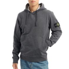 STONE ISLAND 64151 Cotton Fleece Hooded Sweatshirt 811564151 V0M67 코튼 플리스 후드 스웨트셔츠 썸네일 1