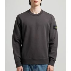 STONE ISLAND 6100044 Organic Cotton Fleece Sweatshirt K1S15 S0051 V0065 오가닉 코튼 플리스 스웨트셔츠 썸네일 1