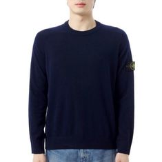 STONE ISLAND 5100045 Light RWS Geelong Wool Sweater K1S15 S00B4 V0020 라이트 질롱 울 스웨터 썸네일 1