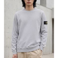 STONE ISLAND 6100020 Malfile Fleece 'OLD' Effect Crew Neck Sweatshirt K1S15 S0060 V0161 말피레 플리스 슬러브 이펙트 크루넥 스웨트셔츠 썸네일 1