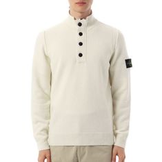 STONE ISLAND 5100040 Lambswool Half-Zip Sweater K2S15 S00A3 V0093 램스울 하프 짚 스웨터 썸네일 1