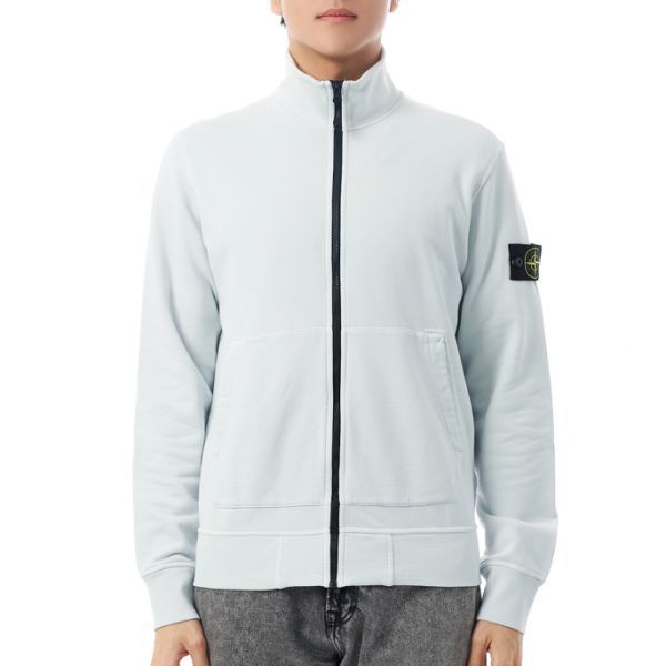 STONE ISLAND 26SS 6100063 Organic Cotton Fleece Sweatshirt L1S15 S0051 V0041 오가닉 코튼 플리스 집업 스웨트셔츠 - Stone Island