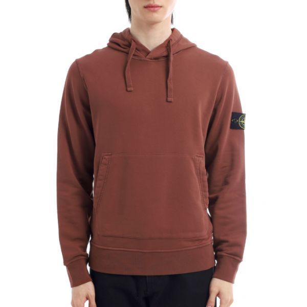 STONE ISLAND 26SS 6100062 ORGANIC COTTON FLEECE Regular-fit Hood Sweatshirt L1S15 S0051 V0015 오가닉 코튼 플리스 레귤러 핏 후드 스웻셔츠 - Stone Island