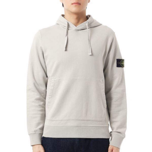 STONE ISLAND 26SS 6100062 Organic Cotton Fleece Regular-fit Hood Sweatshirt L1S15 S0051 V0061 오가닉 코튼 플리스 레귤러 핏 후드 스웻셔츠 - Stone Island