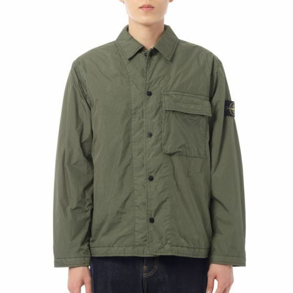 STONE ISLAND 26SS 1200002 Crinkle Reps NY Recycled Nylon Overshirt L1S15 S0A23 V005G 크링클 랩스 리사이클 나일론 오버셔츠 - Stone Island