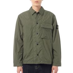 STONE ISLAND 26SS 1200002 Crinkle Reps NY Recycled Nylon Overshirt L1S15 S0A23 V005G 크링클 랩스 리사이클 나일론 오버셔츠 썸네일 1