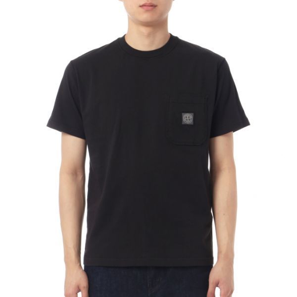 STONE ISLAND 26SS 2100032 Organic Cotton Jersey 'Fissato' Effect Slim-Fit T-Shirt L1S15 S0057 V0029 오가닉 코튼 저지 '피사토' 슬림 핏 반팔 티셔츠 - Stone Island