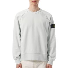 STONE ISLAND 26SS 610041 Organic Cotton Fleece Sweatshirt L1S15 6100041 S0051 V0041 래글런 슬리브 오버사이즈 핏 크루넥 스웨트셔츠 썸네일 1