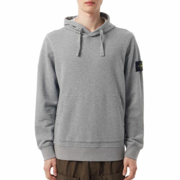 STONE ISLAND 26SS 6100062 Organic Cotton Fleece Regular-fit Hood Sweatshirt L1S15 S0M51 V0M64 오가닉 코튼 플리스 레귤러 핏 후드 스웻셔츠 - Stone Island