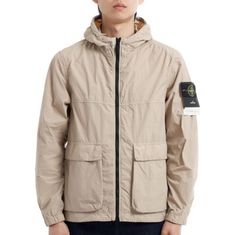 STONE ISLAND 26SS 4100112 Nylon Smerigliato-TC Anti-Drop Short Hood Parka L1S15 S0345 V009A 나일론 스메리글리아또-TC 안티 드롭 숏 후드 파카 썸네일 1