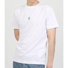 STONE ISLAND 2NS86 LETTERING ONE Print T-Shirt 78152NS86 V0001 컴파스 로고/ 레터링 로고 프린트 티셔츠 썸네일 1