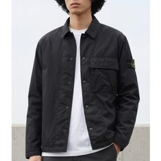 STONE ISLAND 26SS 1200002 Crinkle Reps NY Recycled Nylon Overshirt L1S15 S0A23 V0029 크링클 랩스 리사이클 나일론 오버셔츠 썸네일 1