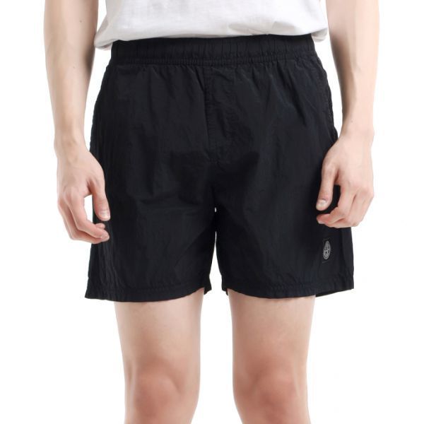 STONE ISLAND B100009 Nylon Metal In Econyl® Bermuda Pants K1S15 S0043 V0029 나일론 메탈 에코닐® 반바지 - Stone Island