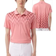 J.LINDEBERG 26SS Finn Print Polo GMJT15428-S232 남성 핀 프린트 폴로 썸네일 1