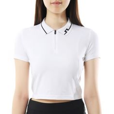 J.LINDEBERG 26SS Naomi Cropped Polo GWJT16176-0000 여성 나오미 크롭 폴로 썸네일 1