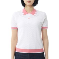 J.LINDEBERG 26SS Polly Pointelle Polo BWKW15451-0000 폴리 포인텔 폴로 썸네일 1