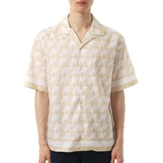 J.LINDEBERG 26SS Ellis Border Resort Shirt FMST15638-A063 남성 엘리스 보더 리조트 셔츠 썸네일 1