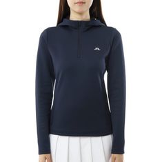 J.LINDEBERG 26SS Aerielle Quarter Zip Hood GWJS14459-6855 여성 에리엘 쿼터 지퍼 후드 썸네일 1