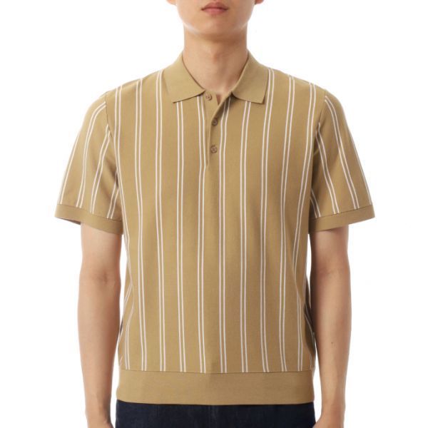 J.LINDEBERG 26SS Reymond Stripe Knit Polo BMKW16179-E188 남성 레이몬드 스트라이프 니트 폴로 - J.Lindeberg