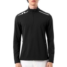 J.LINDEBERG LEON QUARTER ZIP MID LAYER GMJS11959-9999 남성 레온 쿼터 짚 미드 레이어 썸네일 1
