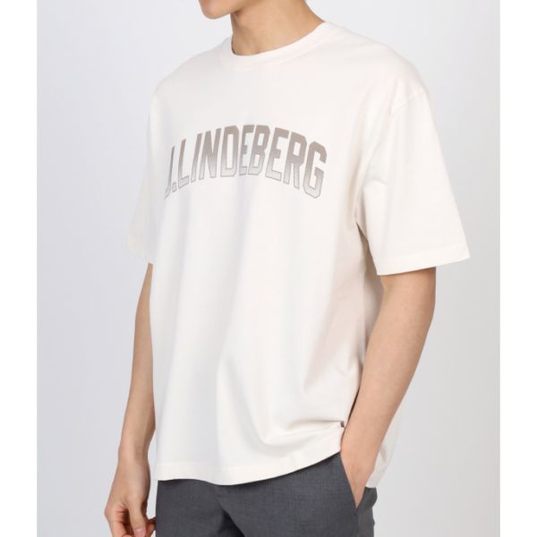 J.LINDEBERG TJORN BOXY PRINTED T-SHIRT FMJT10449-A003 남성 욘 박시 프린티드 티셔츠 - J.Lindeberg