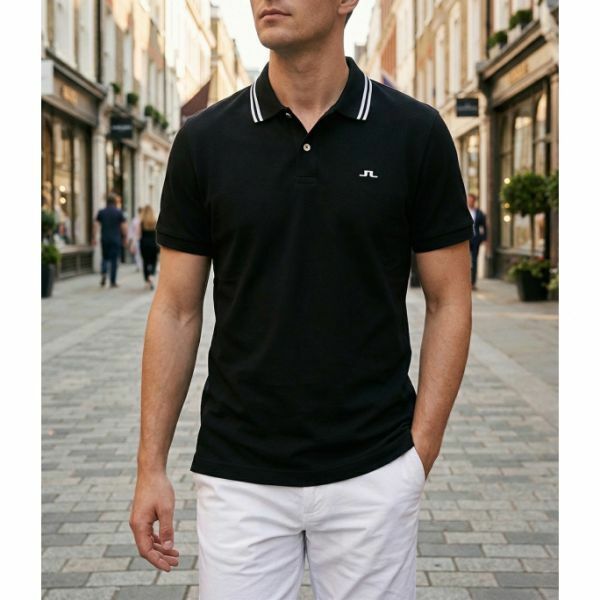 J.LINDEBERG 26SS Joey Tipping Polo BMJT15739-9999 남성 조이 티핑 폴로 - J.Lindeberg