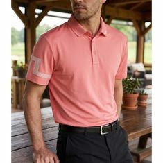 J.LINDEBERG 26SS Heath Polo GMJT14650-S226 남성 히스 폴로 썸네일 1