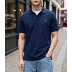 POLO RALPHLAUREN 26SS 포니로고 자수 메쉬 반팔 카라티 710783656012 썸네일 1