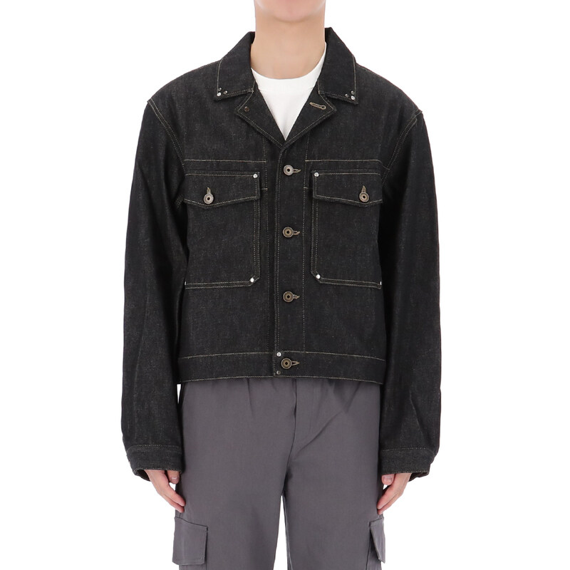 국내배송 26SS 르메르 트러커 데님 자켓 OW1234 LD1061 BK965 - Lemaire