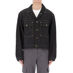 국내배송 26SS 르메르 트러커 데님 자켓 OW1234 LD1061 BK965 썸네일 4