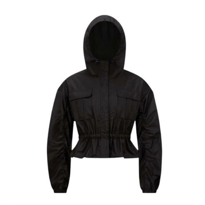 몽클레어 후드 페플럼 자켓 블 1A00172 539ZD 999 - Moncler