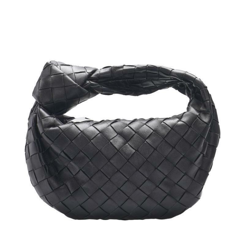 블랙 인트레치아토 조디 미니 토트백 - Bottega Veneta