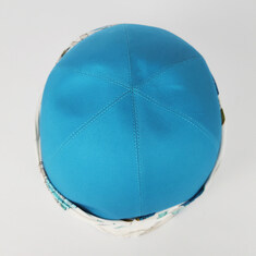 에르메스 블루 그린 실크 프린트 캡 [size 57cm] 여성 기타 모자 52761052 썸네일 4
