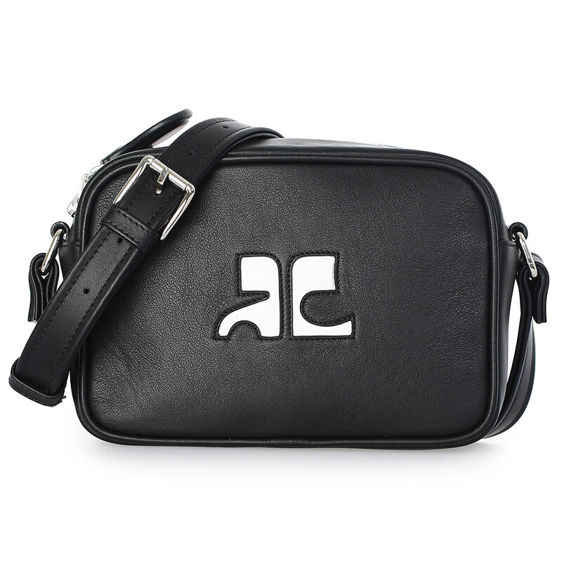 국내배송 꾸레쥬 카메라 리에디션 크로스백 PERGSA049CR0010 BLACK - Courreges