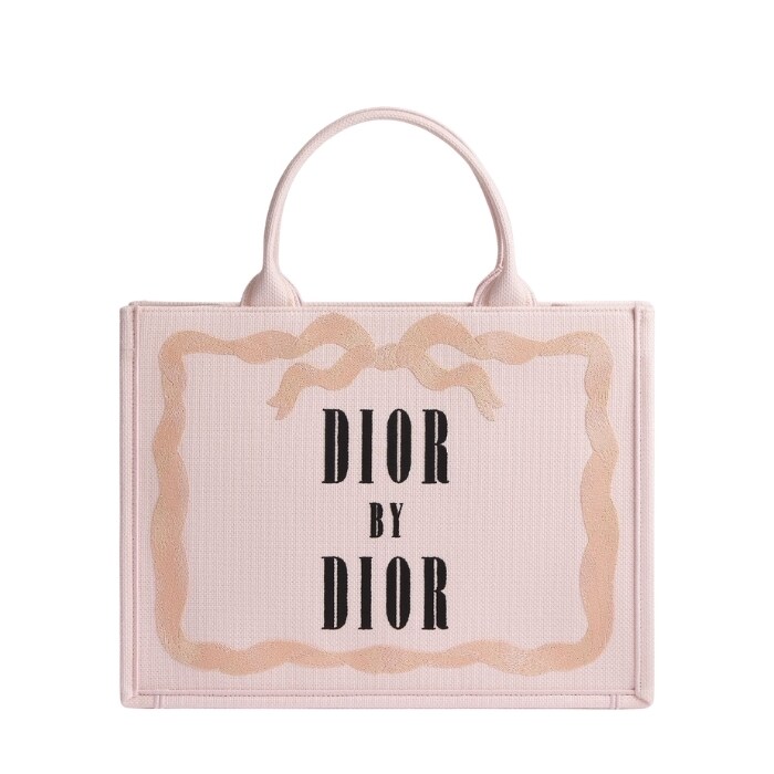 디올 북 토트 스트랩 백 미디엄 M1354PEWL_M03I - Christian Dior
