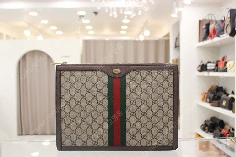 구찌 오피디아 GG 수프림 포트폴리오 523359 여성 클러치 - Gucci