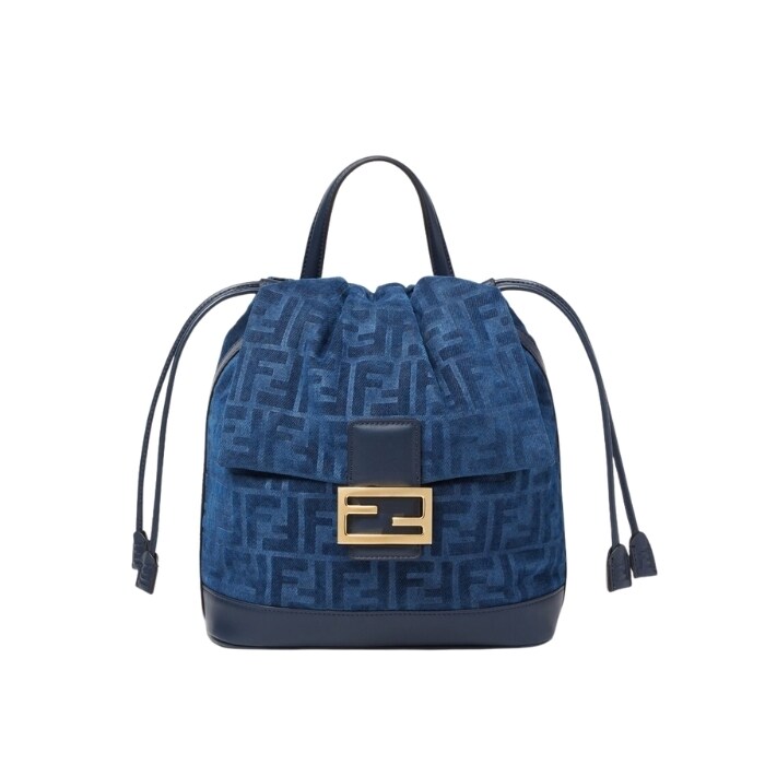 펜디 FF 데님 백팩 8BZ057 AWDV F1UJW - Fendi