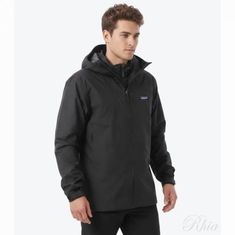 파타고니아 26SS M 볼더 포크 레인 자켓 85140 BLK 남성 썸네일 1