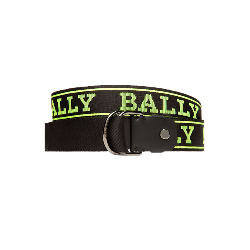 15주년 COPPER 40M 로고 벨트 블랙/네온 6229099 - Bally